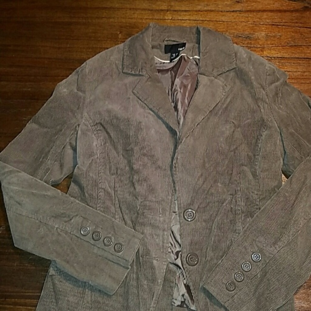 H&M Corduroy Blazer Size 8